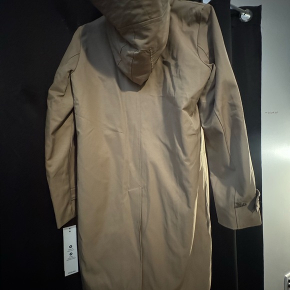 NWT Calvin Klein trench coat with hood - Picture 4 of 14